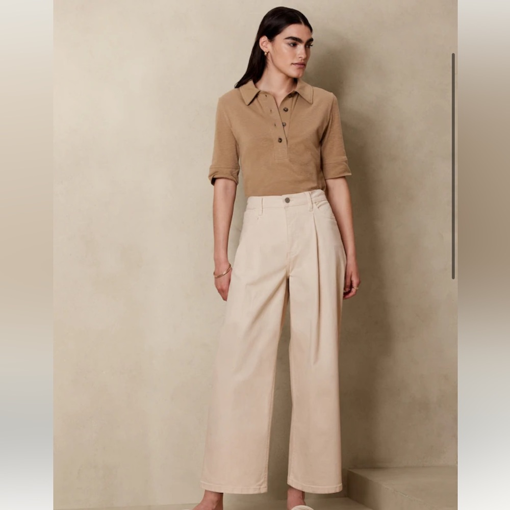 NWT Banana Republic Wide Leg Crop Jeans